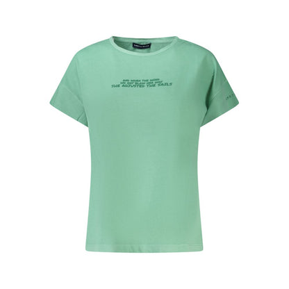 Green Cotton Tops & T-Shirt