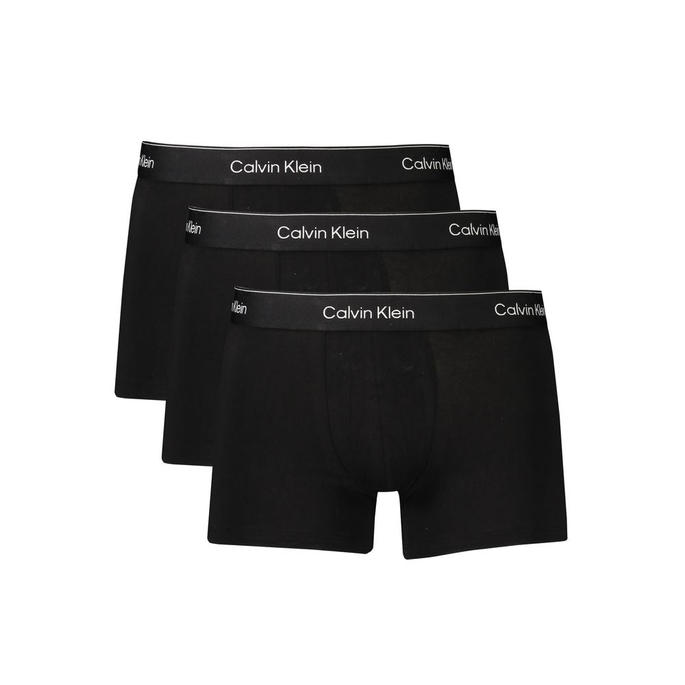 Black Cotton Men Underwear