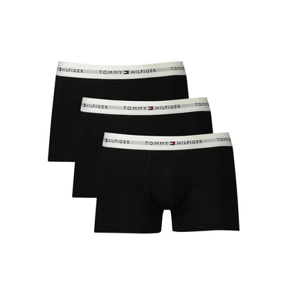 Black Cotton Men Boxer