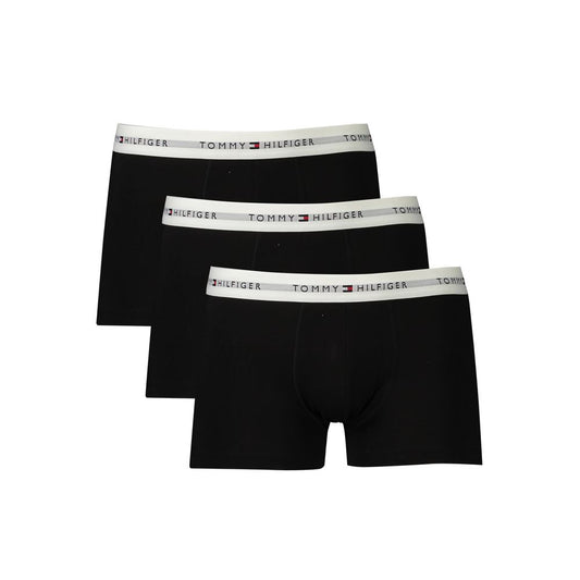 Black Cotton Men Boxer
