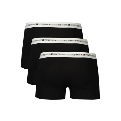 Black Cotton Men Boxer