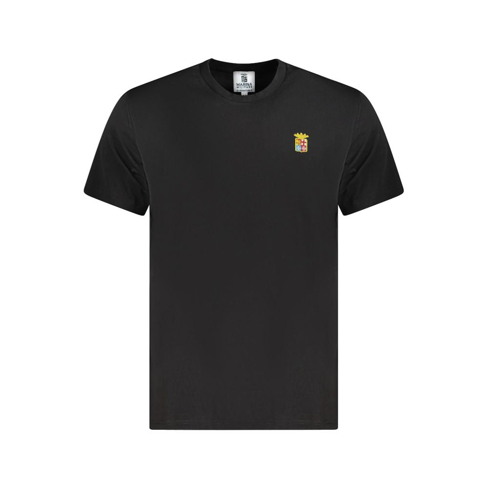 Black Cotton T-Shirt