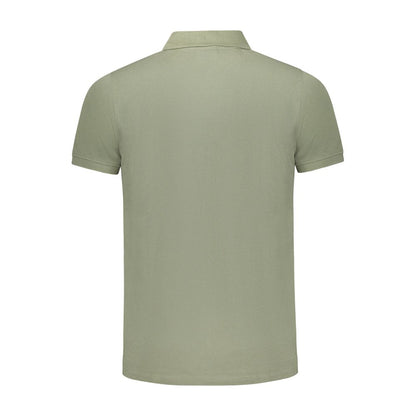 Green Cotton Polo Shirt