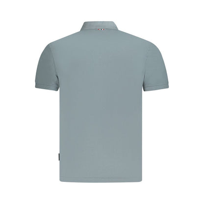 Brown Cotton Men Polo Shirt