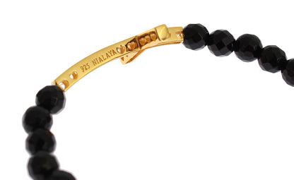 Vergoldetes Sterling-Armband mit CZ-Diamantkreuz